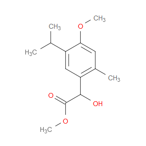 Methyl α-hydroxy-4-methoxy-2-methyl-5-(1-methylethyl)benzeneacetate