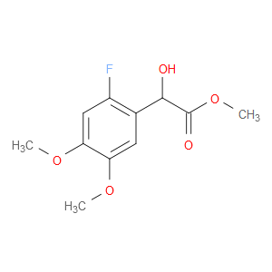 Methyl 2-fluoro-α-hydroxy-4,5-dimethoxybenzeneacetate