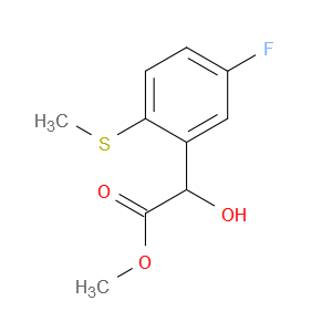 Methyl 5-fluoro-α-hydroxy-2-(methylthio)benzeneacetate