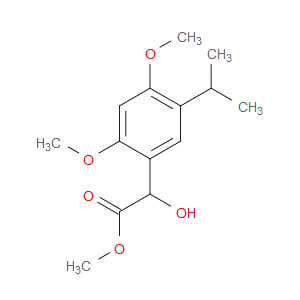 Methyl α-hydroxy-2,4-dimethoxy-5-(1-methylethyl)benzeneacetate