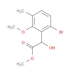 Methyl 6-bromo-α-hydroxy-2-methoxy-3-methylbenzeneacetate