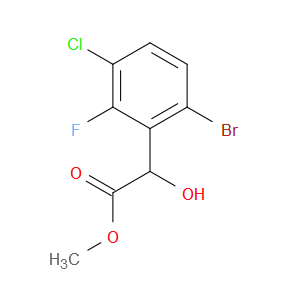 Methyl 6-bromo-3-chloro-2-fluoro-α-hydroxybenzeneacetate