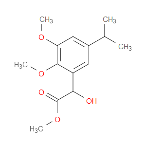 Methyl α-hydroxy-2,3-dimethoxy-5-(1-methylethyl)benzeneacetate