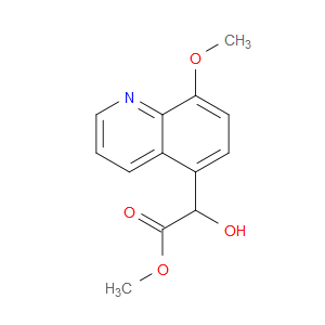 Methyl α-hydroxy-8-methoxy-5-quinolineacetate