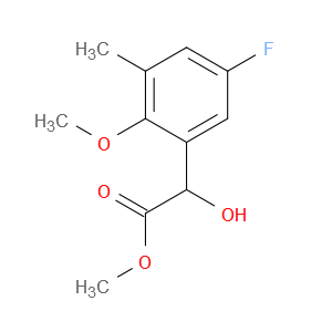 Methyl 5-fluoro-α-hydroxy-2-methoxy-3-methylbenzeneacetate