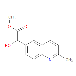Methyl α-hydroxy-2-methyl-6-quinolineacetate