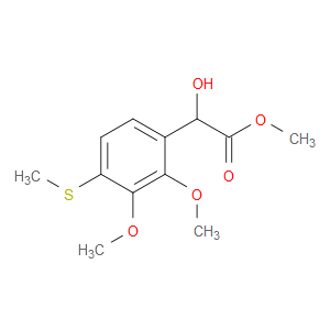 Methyl α-hydroxy-2,3-dimethoxy-4-(methylthio)benzeneacetate