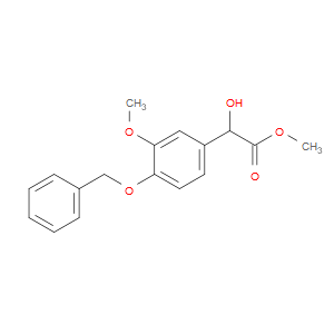 Methyl α-hydroxy-3-methoxy-4-(phenylmethoxy)benzeneacetate