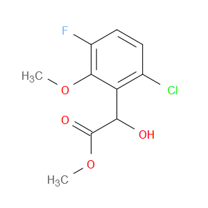 Methyl 6-chloro-3-fluoro-α-hydroxy-2-methoxybenzeneacetate