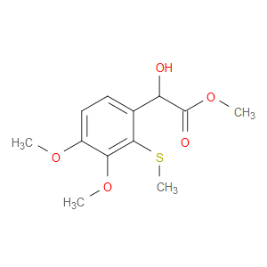 Methyl α-hydroxy-3,4-dimethoxy-2-(methylthio)benzeneacetate