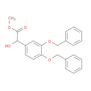Methyl α-hydroxy-3,4-bis(phenylmethoxy)benzeneacetate