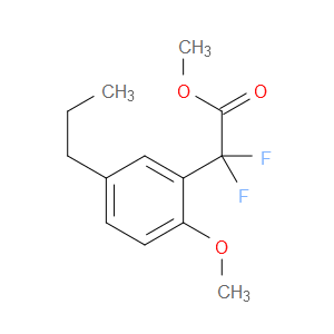 Methyl α,α-difluoro-2-methoxy-5-propylbenzeneacetate