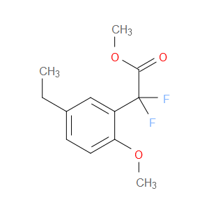 Methyl 5-ethyl-α,α-difluoro-2-methoxybenzeneacetate