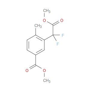 Methyl α,α-difluoro-5-(methoxycarbonyl)-2-methylbenzeneacetate