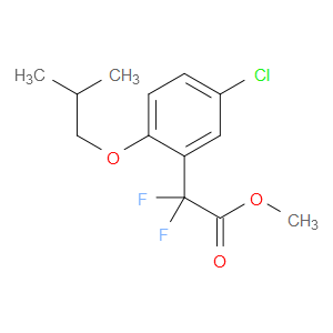 Methyl 5-chloro-α,α-difluoro-2-(2-methylpropoxy)benzeneacetate
