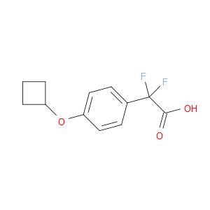 4-(Cyclobutyloxy)-α,α-difluorobenzeneacetic acid