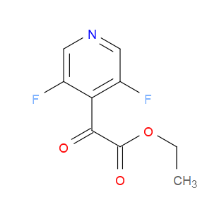 Ethyl 3,5-difluoro-α-oxo-4-pyridineacetate