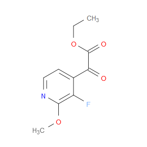 Ethyl 3-fluoro-2-methoxy-α-oxo-4-pyridineacetate