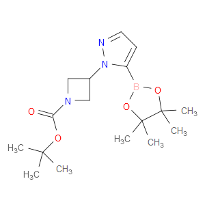 tert-Butyl 3-(5-(4,4,5,5-tetramethyl-1,3,2-dioxaborolan-2-yl)-1h-pyrazol-1-yl)azetidine-1-carboxylate