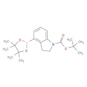 tert-Butyl 4-(4,4,5,5-tetramethyl-1,3,2-dioxaborolan-2-yl)indoline-1-carboxylate