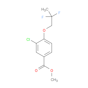 Benzoic acid, 3-chloro-4-(2,2-difluoropropoxy)-, methyl ester