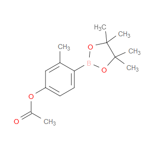 Phenol, 3-methyl-4-(4,4,5,5-tetramethyl-1,3,2-dioxaborolan-2-yl)-, 1-acetate
