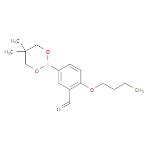 2-Butoxy-5-(5,5-dimethyl-1,3,2-dioxaborinan-2-yl)benzaldehyde