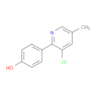 Phenol, 4-(3-chloro-5-methyl-2-pyridinyl)-
