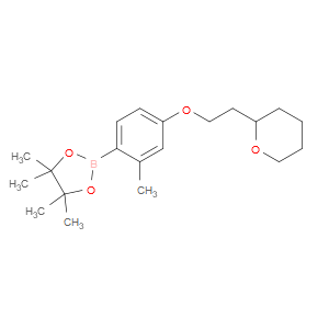 Tetrahydro-2-[2-[3-methyl-4-(4,4,5,5-tetramethyl-1,3,2-dioxaborolan-2-yl)phen...