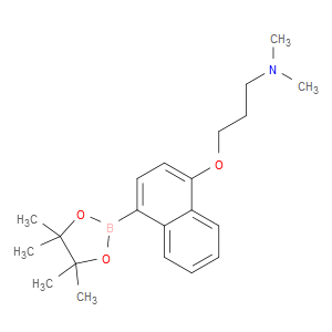 N,N-Dimethyl-3-[[4-(4,4,5,5-tetramethyl-1,3,2-dioxaborolan-2-yl)-1-naphthalen...
