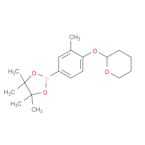Tetrahydro-2-[2-methyl-4-(4,4,5,5-tetramethyl-1,3,2-dioxaborolan-2-yl)phenoxy...