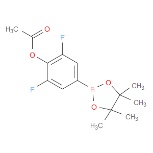 Phenol, 2,6-difluoro-4-(4,4,5,5-tetramethyl-1,3,2-dioxaborolan-2-yl)-, 1-acetate