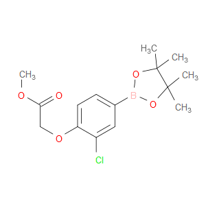 Acetic acid, 2-[2-chloro-4-(4,4,5,5-tetramethyl-1,3,2-dioxaborolan-2-yl)pheno...