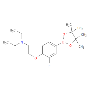 N,N-Diethyl-2-[2-fluoro-4-(4,4,5,5-tetramethyl-1,3,2-dioxaborolan-2-yl)phenox...