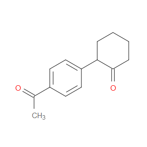 Cyclohexanone, 2-(4-acetylphenyl)-
