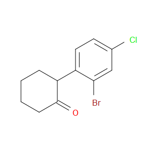 Cyclohexanone, 2-(2-bromo-4-chlorophenyl)-