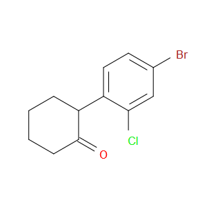 Cyclohexanone, 2-(4-bromo-2-chlorophenyl)-