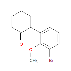 Cyclohexanone, 2-(3-bromo-2-methoxyphenyl)-