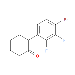 2-(4-Bromo-2,3-difluorophenyl)cyclohexanone