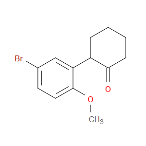 Cyclohexanone, 2-(5-bromo-2-methoxyphenyl)-