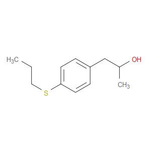 α-Methyl-4-(propylthio)benzeneethanol