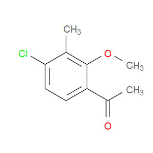Ethanone, 1-(4-chloro-2-methoxy-3-methylphenyl)-