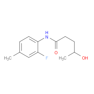 Pentanamide, N-(2-fluoro-4-methylphenyl)-4-hydroxy-