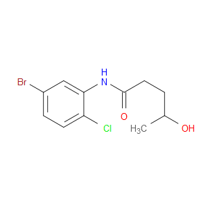 Pentanamide, N-(5-bromo-2-chlorophenyl)-4-hydroxy-