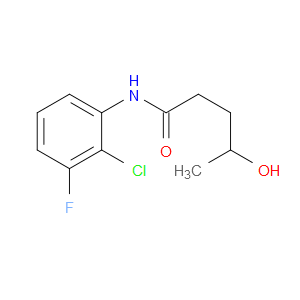 N-(2-Chloro-3-fluorophenyl)-4-hydroxypentanamide