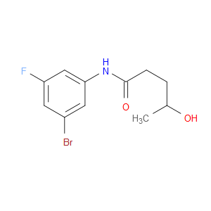 Pentanamide, N-(3-bromo-5-fluorophenyl)-4-hydroxy-
