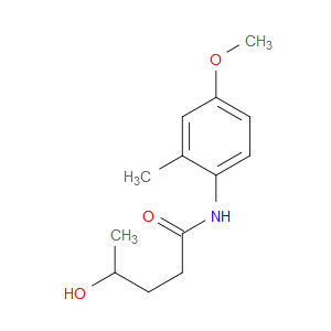 Pentanamide, 4-hydroxy-N-(4-methoxy-2-methylphenyl)-