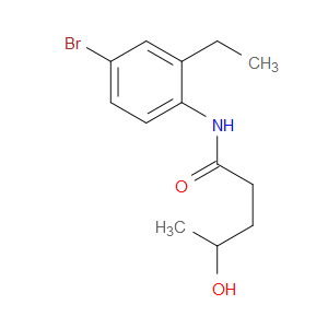 Pentanamide, N-(4-bromo-2-ethylphenyl)-4-hydroxy-