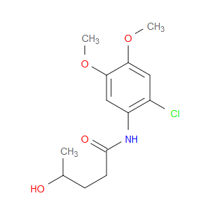 Pentanamide, N-(2-chloro-4,5-dimethoxyphenyl)-4-hydroxy-