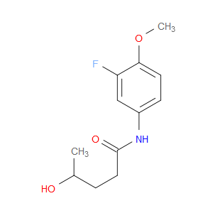 Pentanamide, N-(3-fluoro-4-methoxyphenyl)-4-hydroxy-